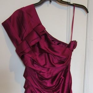 Express Fushia Cocktail Formal Dress